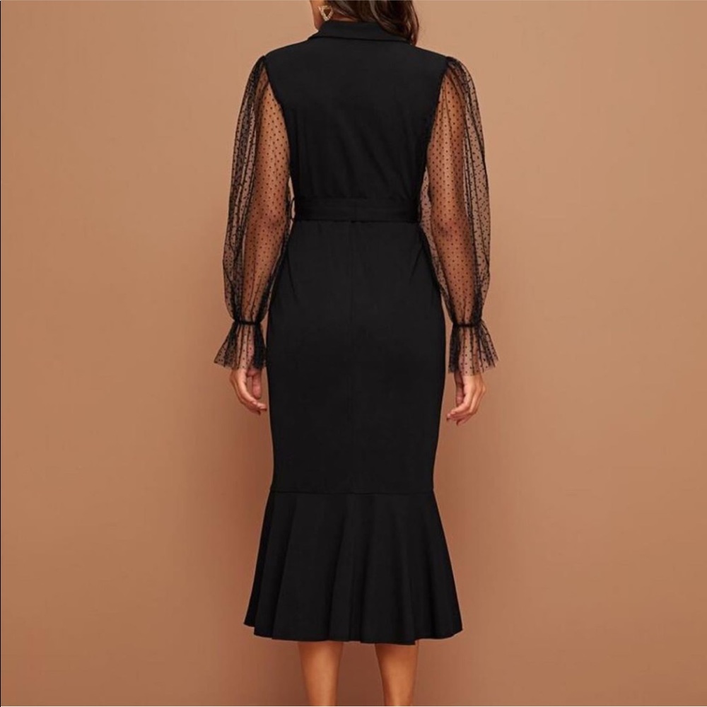 Shein midi dress with puff sleeves - Picture 2 of 7